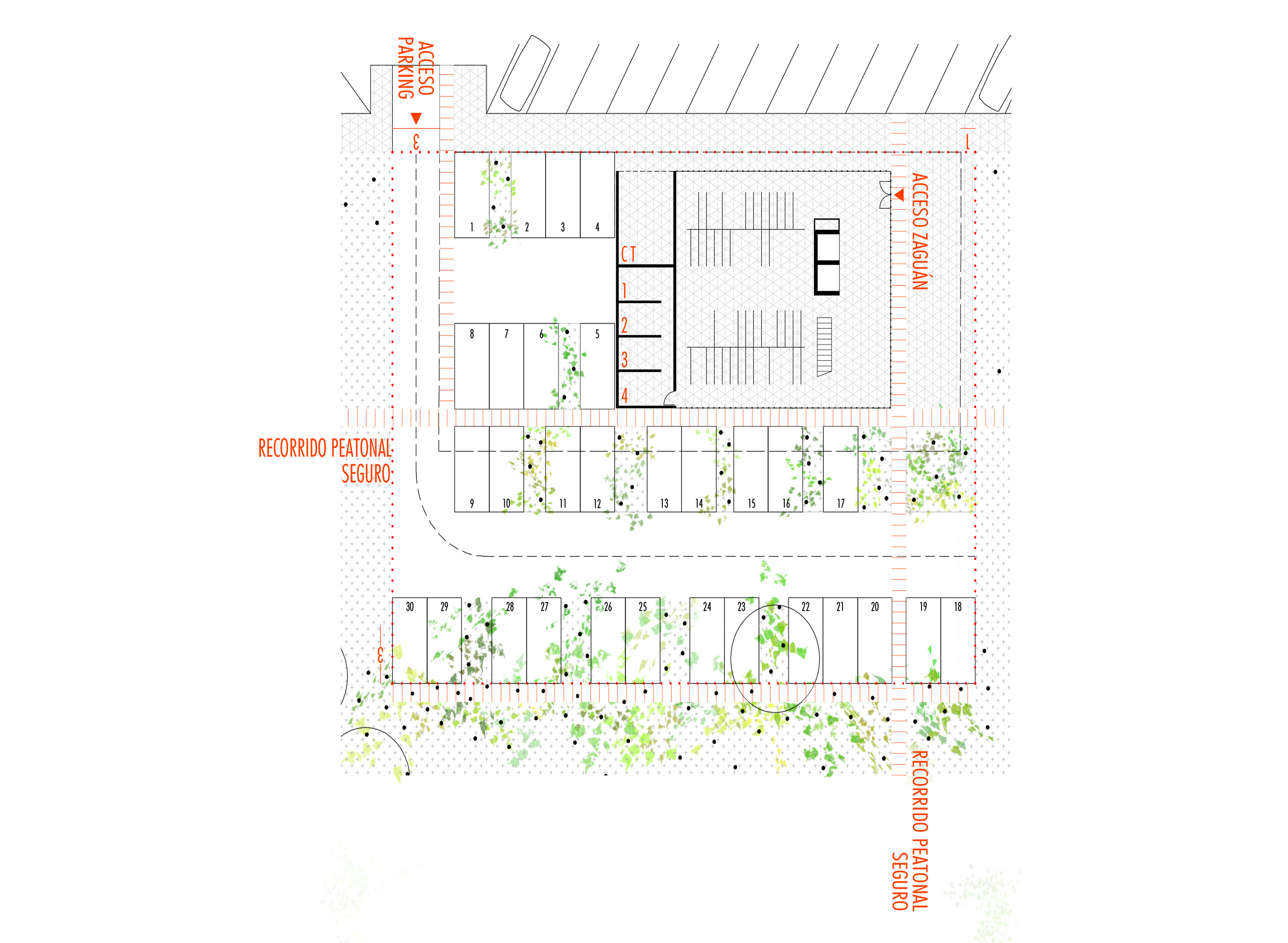 Competition for the development of 32 houses in Badia del Vallès. Barcelona